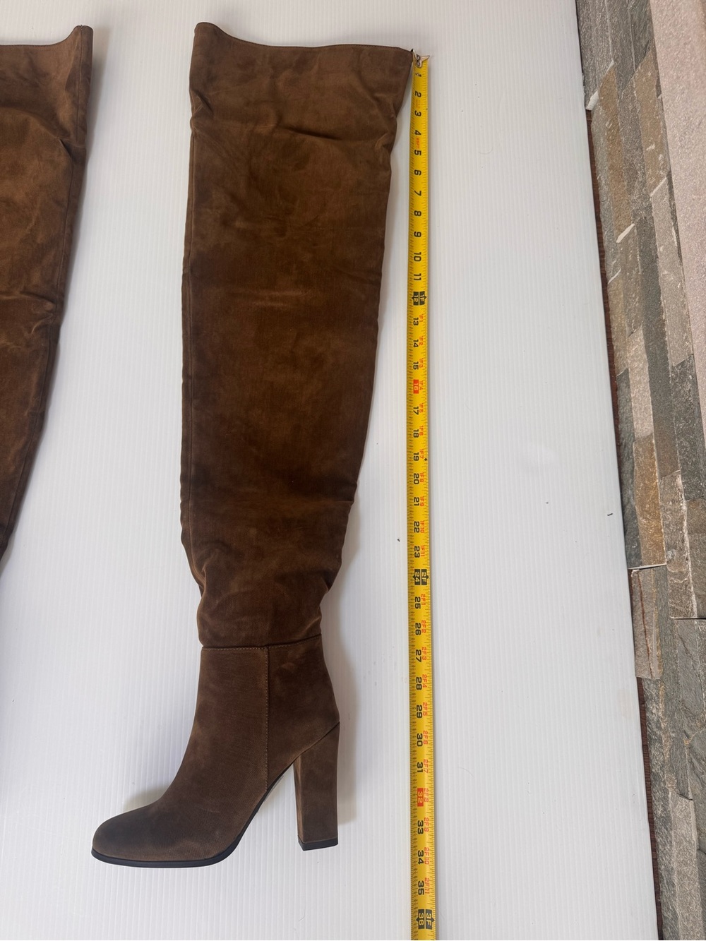 Azalea Wang Nanette Brown Thigh-High Boots โ NIB โ Sizes 6 & 6.5 - Picture 4 of 7
